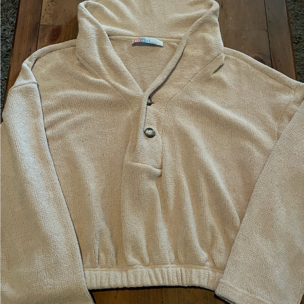 Free People Beach Button Front Pullover - image 4